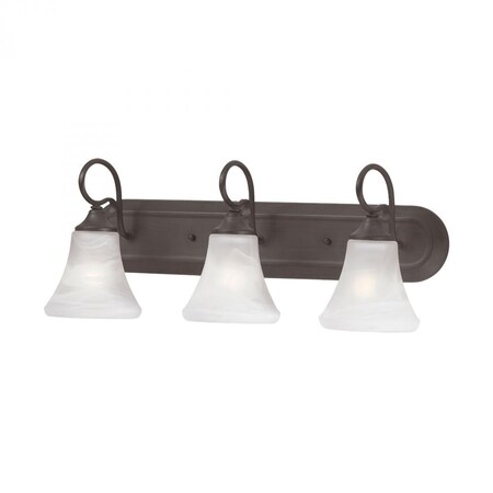 Thomas Elipse 3-Light Wall Lamp in Painted Bronze SL744363